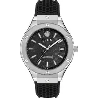 Philipp Plein Analoog horloge 'Underdog' zwart / zilver / wit