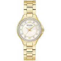 Bulova Dames Horloge Goudkleurig 98L295