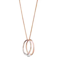 Orphelia 'Heloise' Dames 925 Sterling Zilveren Ketting met Hanger - Roze ZH-7509