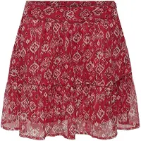 ONLY Harper Lurex Korte Rok Rood S Vrouw