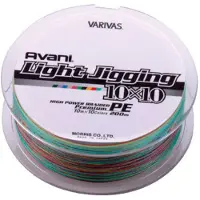 Varivas Avani Light Jigging Pe 10x10 Gevlochten Vislijn 200 M Veelkleurig 0.400 mm