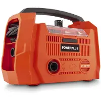 Powerplus - Dual Power - POWDP7031 - 20 V - Geborsteld - Compressor oppompen - ontluchten - 20V + 220V - excl. batterij en lader - 3 acc.