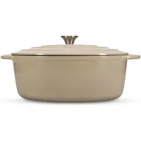 Salt & pepper Braadpan Kookpot 41x26cm gietijzer beige Ferno