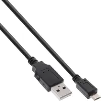 InLine Fast-charge - Câble USB - Micro-USB de type B (M) pour USB (M) - USB 2.0 - 1 m - noir