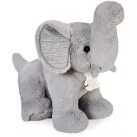 Doudou et Compagnie Preppy Chic Olifant, grijs 35cm (35 cm)