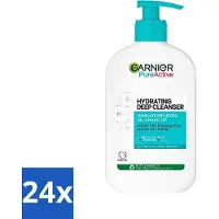 Garnier - Pure Active - Gezichtsreiniger - Hydraterend - 250 ml - Voordeelverpakking - 24 stuks