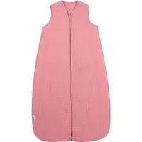 Meyco Baby Uni Baby Slaapzak Gevoerd - Pre-washed Hydrofiel - Rose - 90cm - 2.0 TOG