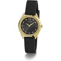 GUESS Analoog horloge 'Charlotte' goud / zwart