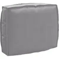 vidaXL Kussen Grijs 50 x 40 x 12 cm Oxford Stof