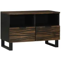 vidaXL TV Eenheden 70 x 33 x 46 cm Walnotenhout Bewerkt hout