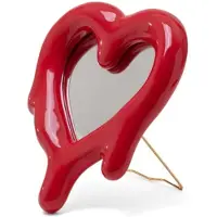 Seletti Melted heart fotolijst/spiegel rood - 10058