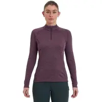 Montane Dart Half Rits Lange Mouw T-shirt Paars M Vrouw