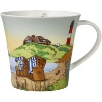 Goebel - Scandic Home | Koffie / Thee Mok Sylt | Beker - porselein - 350ml - 2 stuks