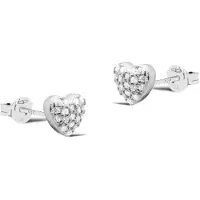 Karma Oorknoppen Ziconia Earstuds MAY Heart Zilver
