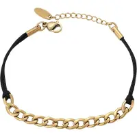 Faina Armband goud / zwart