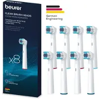 Beurer Borstelkoppen Clean voor TB 30 / TB 50 (8 stuks)