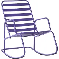 Beliani TURI - Schommelstoel - Blauw - Aluminium