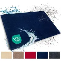 Floordirekt Schoonloopmat Nasa - Zachte & Waterabsorberende Deurmat - Donkerblauw 60 x 150 cm - Voor Binnen & Buiten - Antislip Onderzijde - Verkrijgbaar in 5 Kleuren & 8 Maten