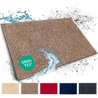 Floordirekt Schoonloopmat Nasa - Zachte & Waterabsorberende Deurmat - Bruin 120 x 180 cm - Voor Binnen & Buiten - Antislip Onderzijde - Verkrijgbaar in 5 Kleuren & 8 Maten