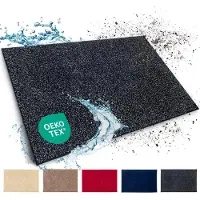 Floordirekt Schoonloopmat Nasa - Zachte & Waterabsorberende Deurmat - Antraciet 60 x 90 cm - Voor Binnen & Buiten - Antislip Onderzijde - Verkrijgbaar in 5 Kleuren & 8 Maten