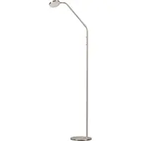 Expo ETH Duuk Led Vloerlamp Nikkel Dim To Warm