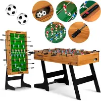 Neo-Sport NS-803 – Grote Voetbaltafel – Opvouwbaar – Hout-look
