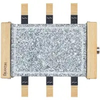 H.Koenig WOD6 - Gourmetset - Steengrill - Raclette - 6 Pannetjes