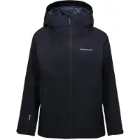 Peak Performance - Ski jassen - M Rider Tech Insulated Jacket Black voor Heren van Gerecycled Polyester - Maat S - Zwart