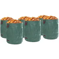 vidaXL Tuinafvalzakken 12 st 500 l Groen Polypropyleen