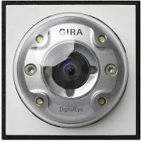 Gira kleurencamera, zuiver wit, model 126566 TX44 (inbouw), voor deuropener