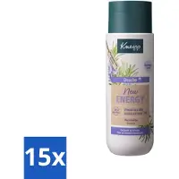Kneipp 15 x Douche New Energy 200 ml - Douchegel - Energie - Rozemarijn - Natuurlijke Geur - Zeepvrije Douche