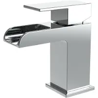 Aloni Square waterval wastafelkraan – Chroom