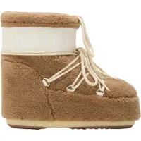 Moon Boot Bruine Icon Lage Enkellaarsjes (36/38), Plat, Veters, Casual 80D1409700