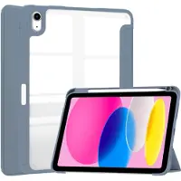 IMoshion Trifold Hardcase Bookcase voor de Apple iPad 11 (2025) 11 inch A16 / iPad 10 (2022) 10.9 inch - Paars