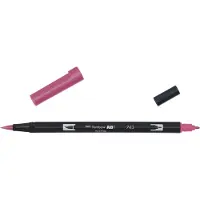 Tombow ABT Dual Brush Pen - 743 hot pink