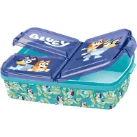 Bluey Broodtrommel - 1,3 L - Blauw m. Print - - OneSize - Broodtrommels