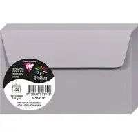 Clairefontaine Stuifmeel van enveloppe 90x140 mm, koala grijs