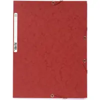 Exacompta elastomap 3 kleppen formaat A4 geassorteerde kleuren pak van 10