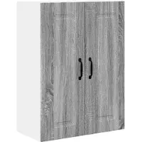 vidaXL Vaatwasserfront, model Kalmar, Sonoma-grijs, 60 x 31 x 80 cm