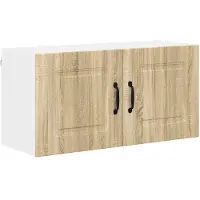 vidaXL Vaatwasserpaneel Kalmar Sonoma Eik 80 x 31 x 40 cm Bewerkt hout