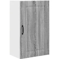 vidaXL Vaatwasserpaneel Kalmar Grijs Sonoma 50 x 31 x 80 cm