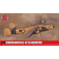 Airfix Modelbouwpakket Vliegtuigen - 09011 Consolidated B-24D Liberator - Amerikaanse Zware Bommenjager - Propellervliegtuig Plastic - 1:72 - Modelbouw