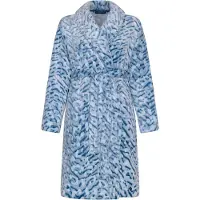 Pastunette Badjas - Wild Dreams - Fleece - Blauw - Maat 40