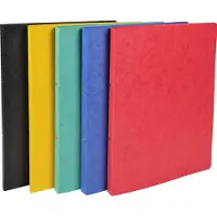 Exacompta ringmap in glanskarton, ft A4, 2 ringen van 1,5 cm, geassorteerde kleuren - 20 stuks