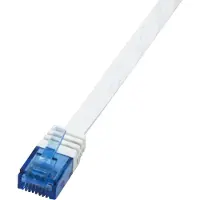Logilink CF2051U RJ45 Netwerkkabel, patchkabel CAT 6 U/UTP 2.00 m Wit Zeer flexibel 1 stuk(s)