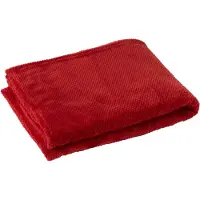 J-Line deken Snuggle - polyester - rood