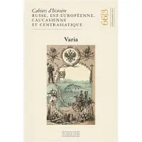 Ecole Des Hautes Etudes En Sciences Sociales CAH*DU MONDE RUSSE,66-2-3