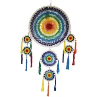 Ancient Wisdom Extra grote Dromenvanger - Levendige Regenboog - 125x51cm