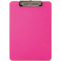 MAUL Klembord MAUL A4 staand transparant neon roze | 12 stuks