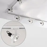 LumenXL 1-fase railsysteem van 3 meter met AR111 Beam spots